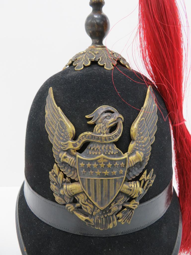 US Artillery dress coat M 1885 and dress helmet M 1881