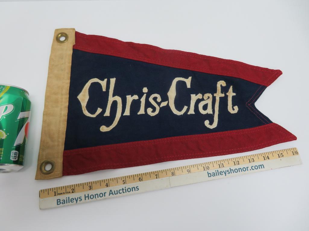 Vintage Chris-Craft Boat Flag,