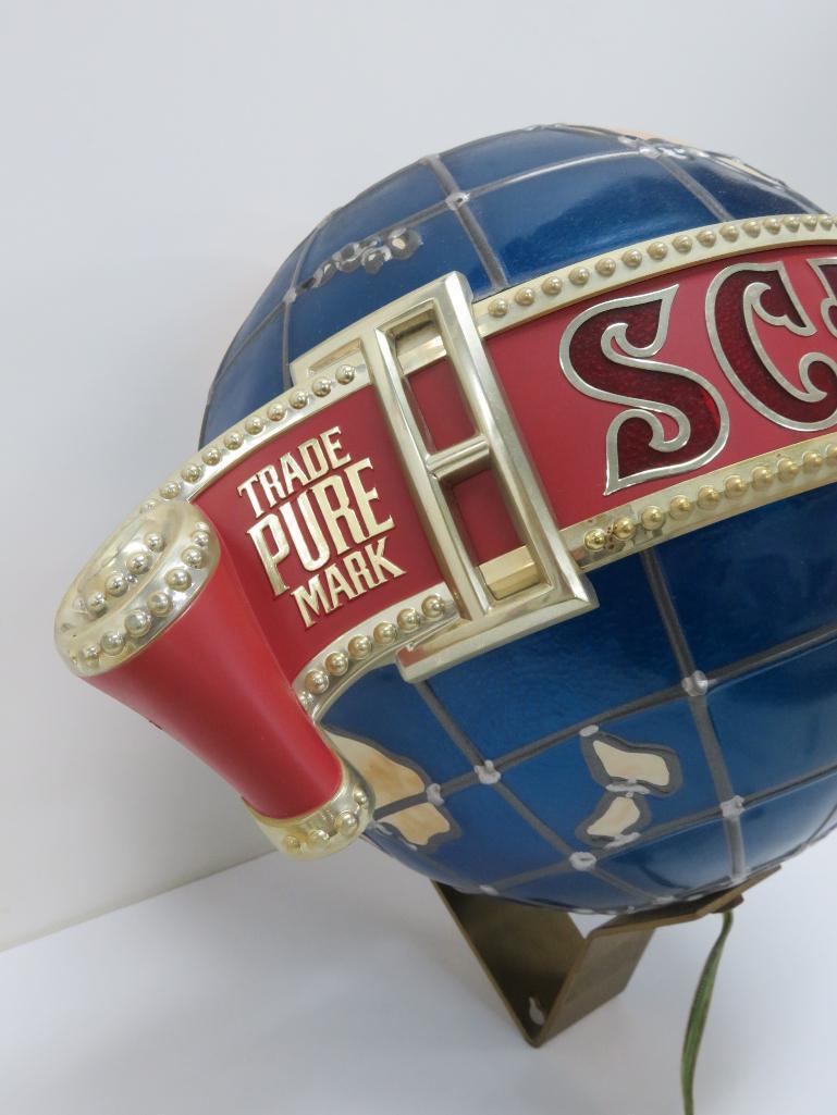 1976 Schlitz Beer Globe Motion Light , working