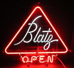 Vintage BLATZ Open Neon Sign