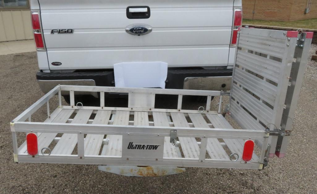 Ultra Tow Hitch Mount Carrier, Gear and Cargo Carrier with ramp