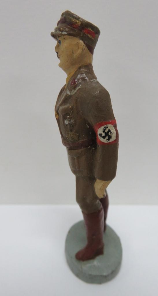 Elastolin German Hitler figure WWII, 3" Tall