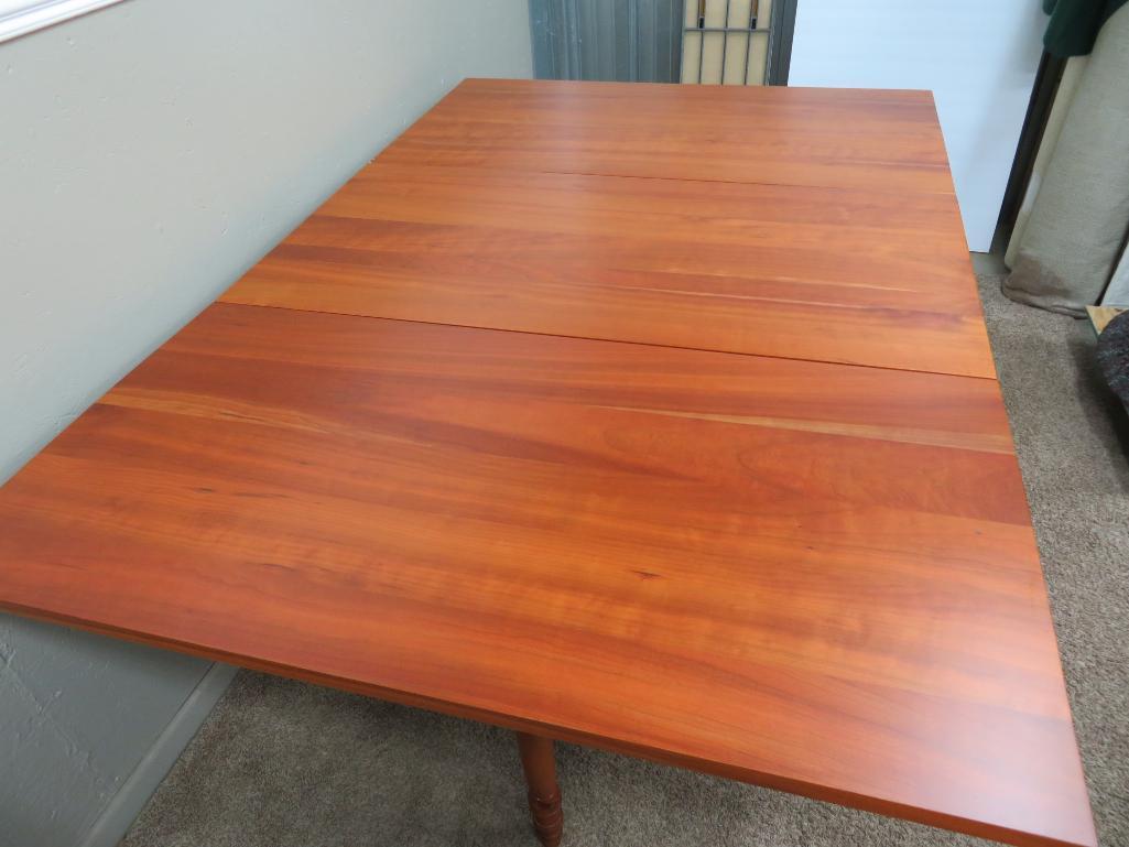 Fantastic Cherry gateleg table with drawer, 47" x 71"