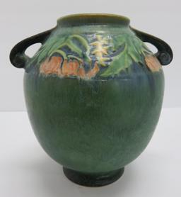 Rosevile Baneda vase 8 1/2", Arts and Crafts design