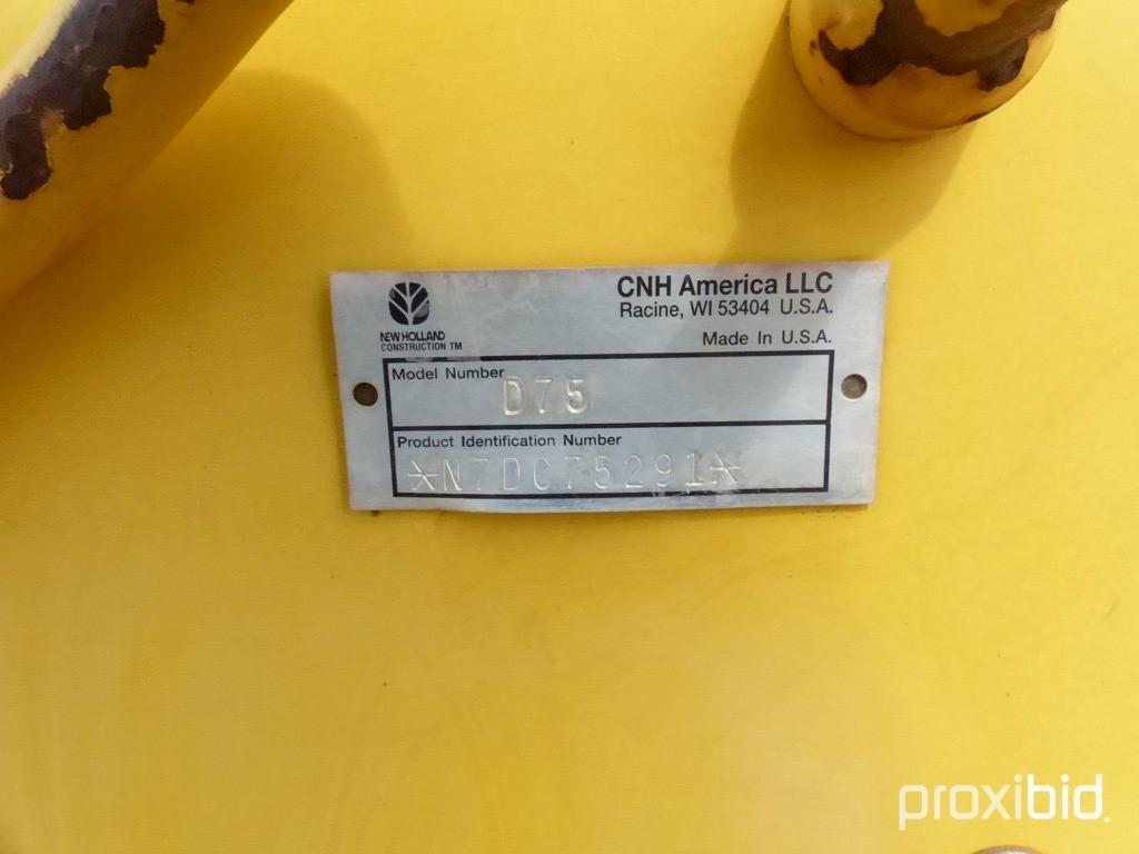 2007 New Holland DC75 WT Dozer, s/n N7DC75291: Canopy, 6-way Blade, Rear Sc
