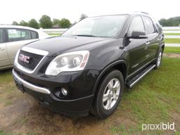 2008 GMC Acadia SUV, s/n 1GKER23748J305835 (Title Delay): 4-door, Auto, Odo