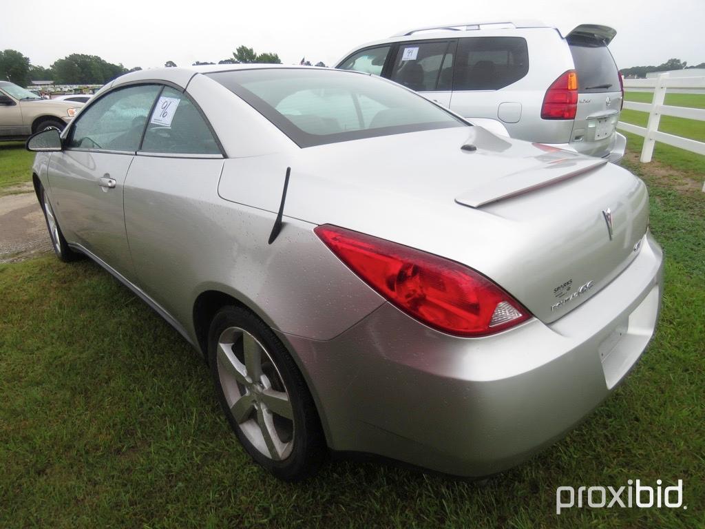 2007 Pontiac G6 GT Convertible, s/n 1G2ZH351774187327: Hard Top, Odometer S