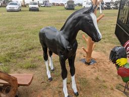 Aluminum Horse/Colt Statue