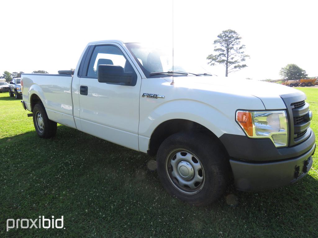 2013 Ford F150 XL Pickup, s/n 1FTNF1CF0DKG34266 (Title Delay): 2wd, Odomete