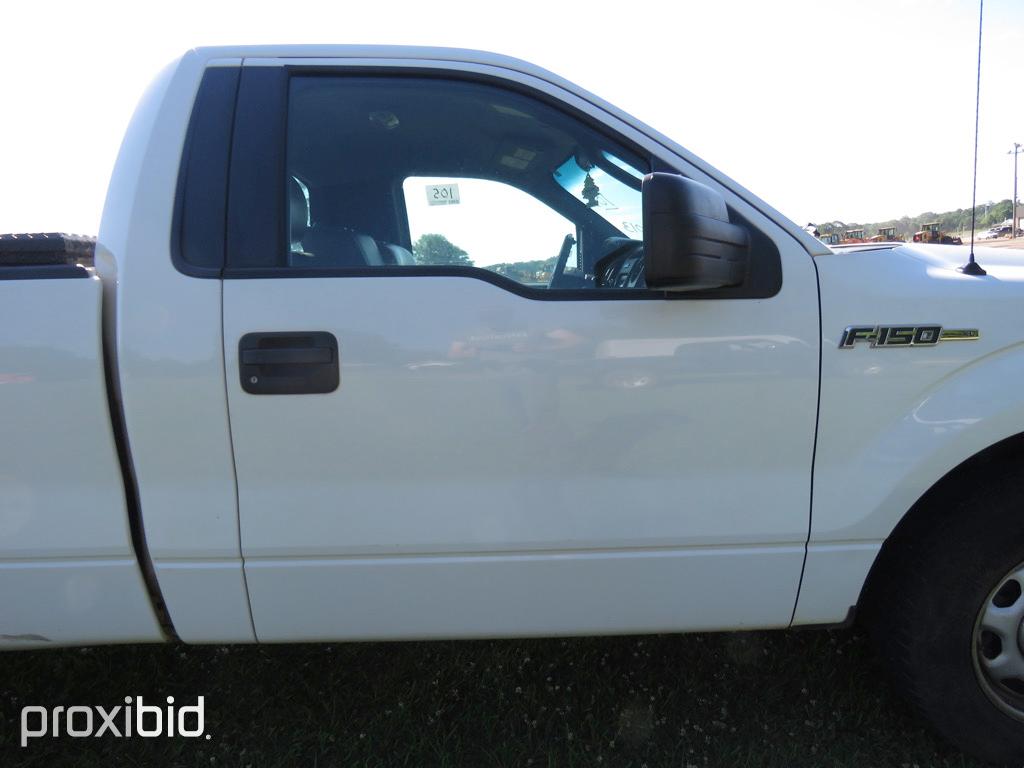 2013 Ford F150 XL Pickup, s/n 1FTNF1CF0DKG34266 (Title Delay): 2wd, Odomete