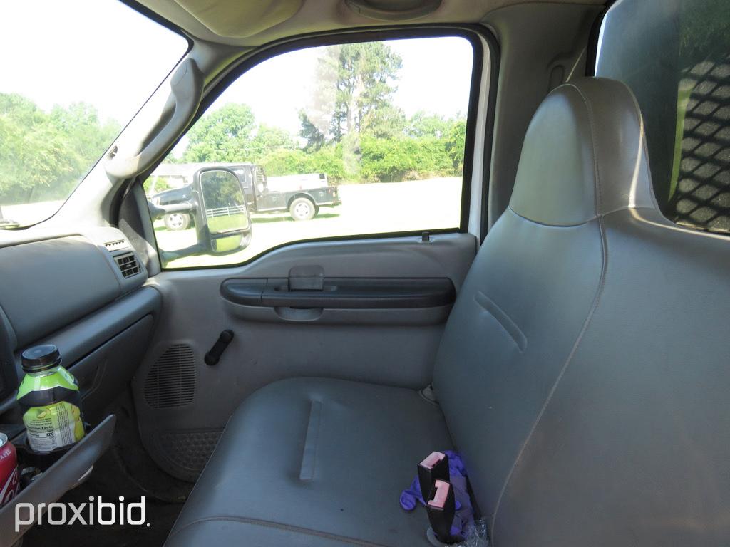 2003 Ford F450 Flatbed Dump, s/n 1FDXF46P63ED84734: Powerstroke Diesel, Aut