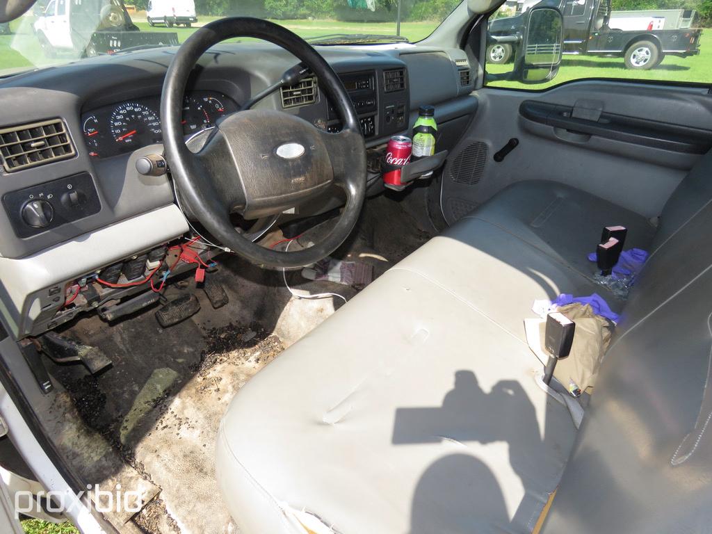 2003 Ford F450 Flatbed Dump, s/n 1FDXF46P63ED84734: Powerstroke Diesel, Aut