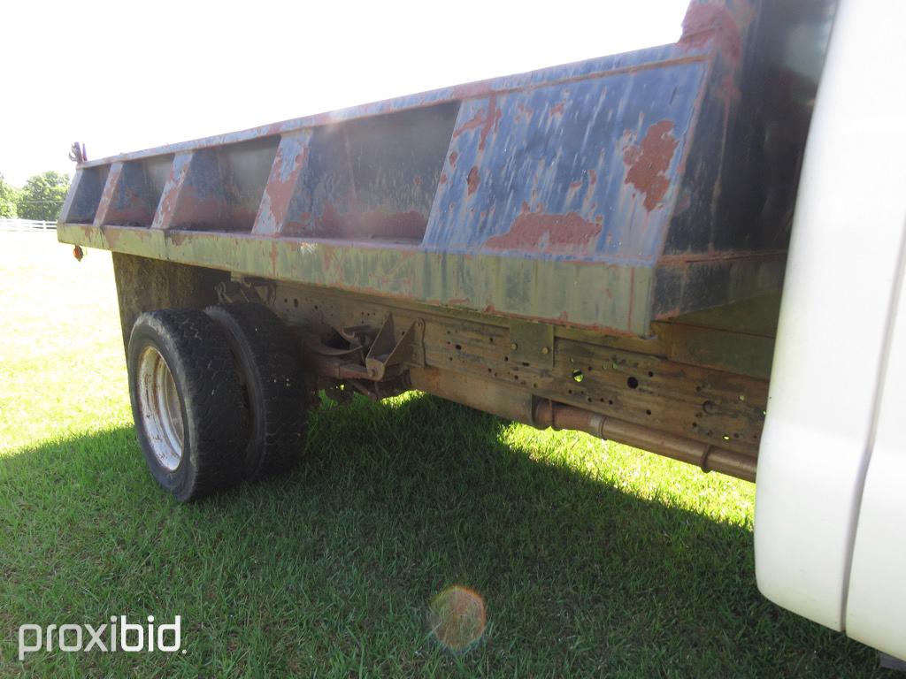 2003 Ford F450 Flatbed Dump, s/n 1FDXF46P63ED84734: Powerstroke Diesel, Aut