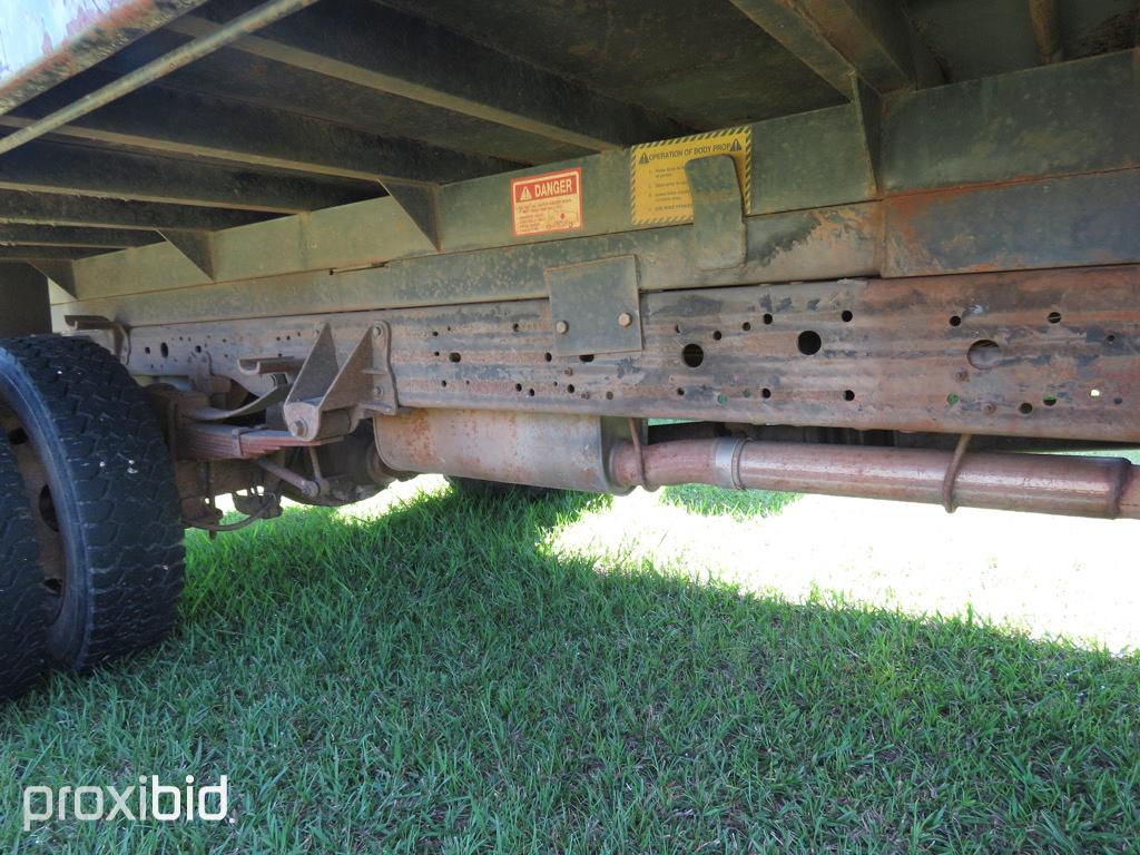 2003 Ford F450 Flatbed Dump, s/n 1FDXF46P63ED84734: Powerstroke Diesel, Aut