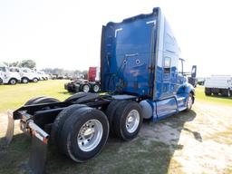 2014 Kenworth T680 Truck Tractor, s/n 1XKYD49X5EJ398911: T/A, Sleeper, Cumm