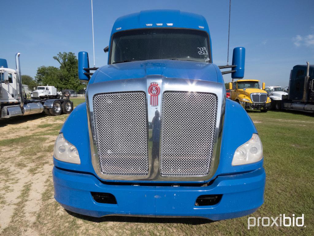2014 Kenworth T680 Truck Tractor, s/n 1XKYD49X5EJ398911: T/A, Sleeper, Cumm