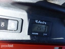Kubota ZG127S-54 Zero-turn Mower, s/n 10070: Meter Shows 254 hrs
