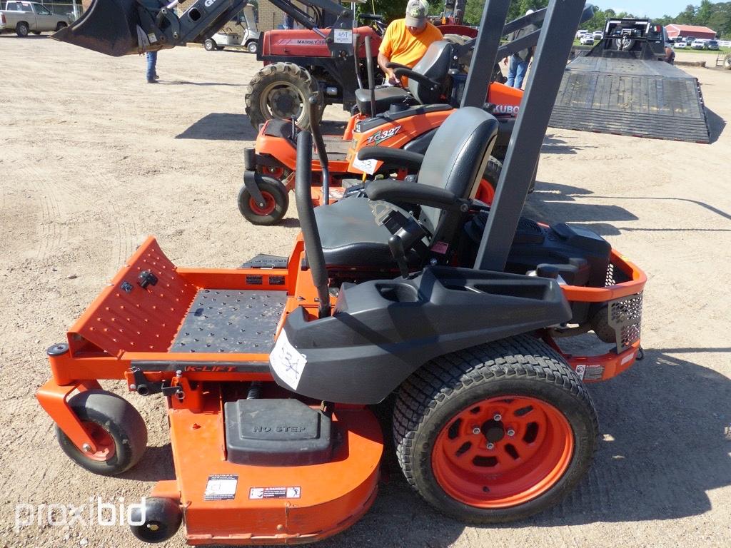 Kubota ZG127S-54 Zero-turn Mower, s/n 10070: Meter Shows 254 hrs