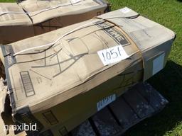 (4) Lifetime Folding Metal Seats w/ Plastic Seat & Back