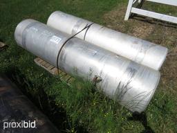 (2) Aluminum Tanks