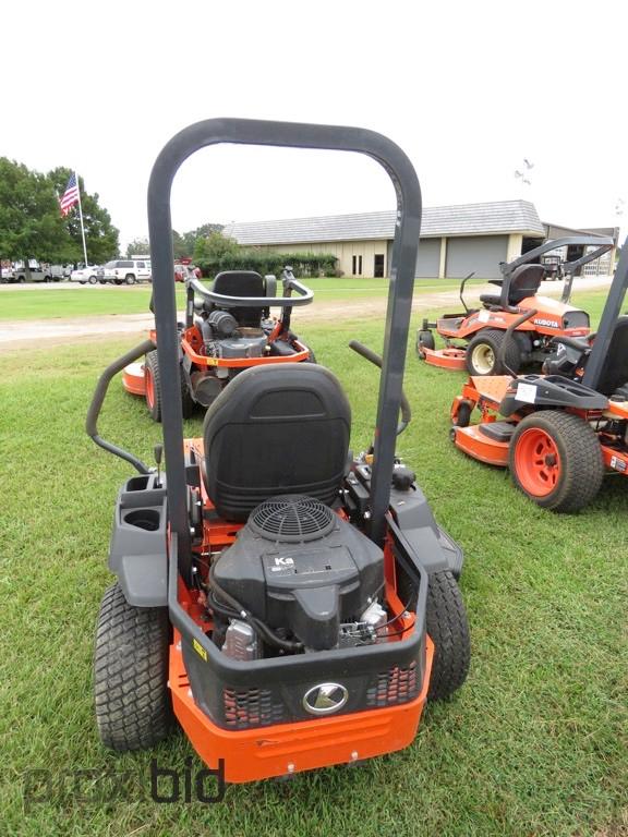 2019 Kubota Z122 Zero-turn Mower, s/n 33459: 42" Cut, Kawasaki Eng., Ext. W