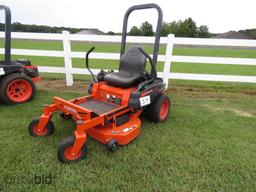2019 Kubota Z122 Zero-turn Mower, s/n 33459: 42" Cut, Kawasaki Eng., Ext. W