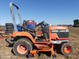 Kubota BX2200 MFWD Tractor, s/n 5H316: Belly Mower, 1139 hrs