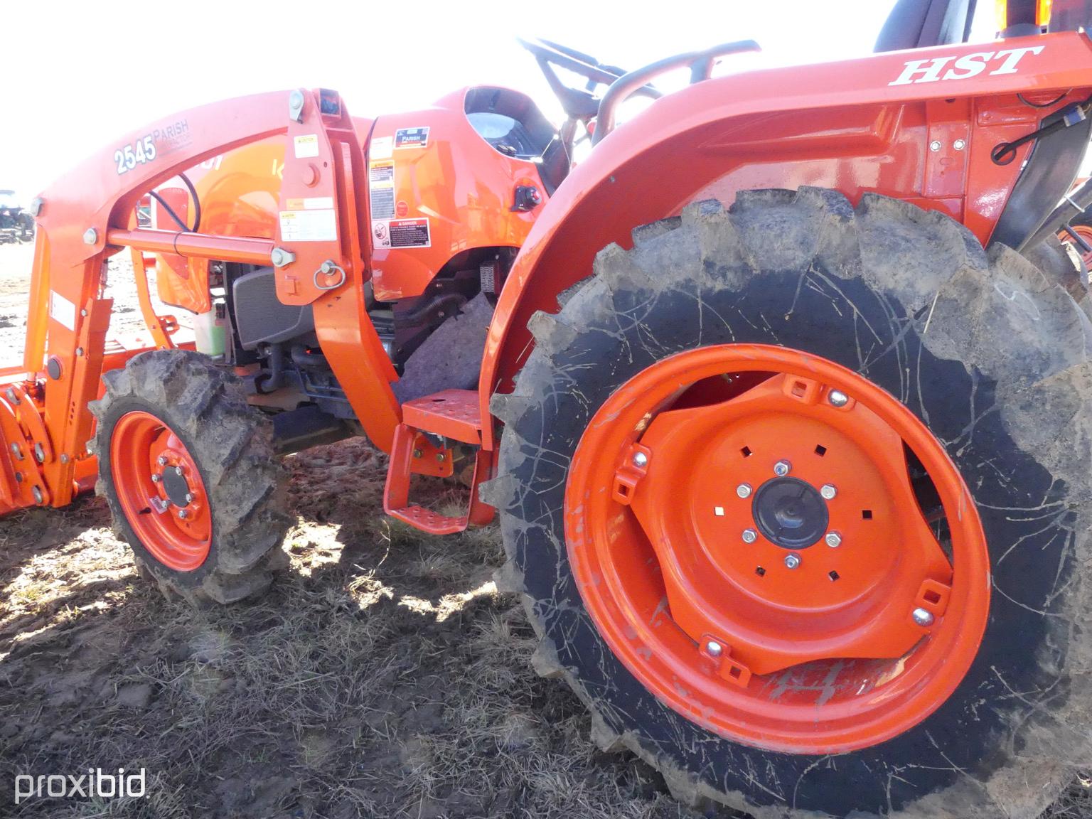 2021 Kubota L3301HST MFWD Tractor, s/n MJD86504: LA525 Loader w/ Bkt., Hyd