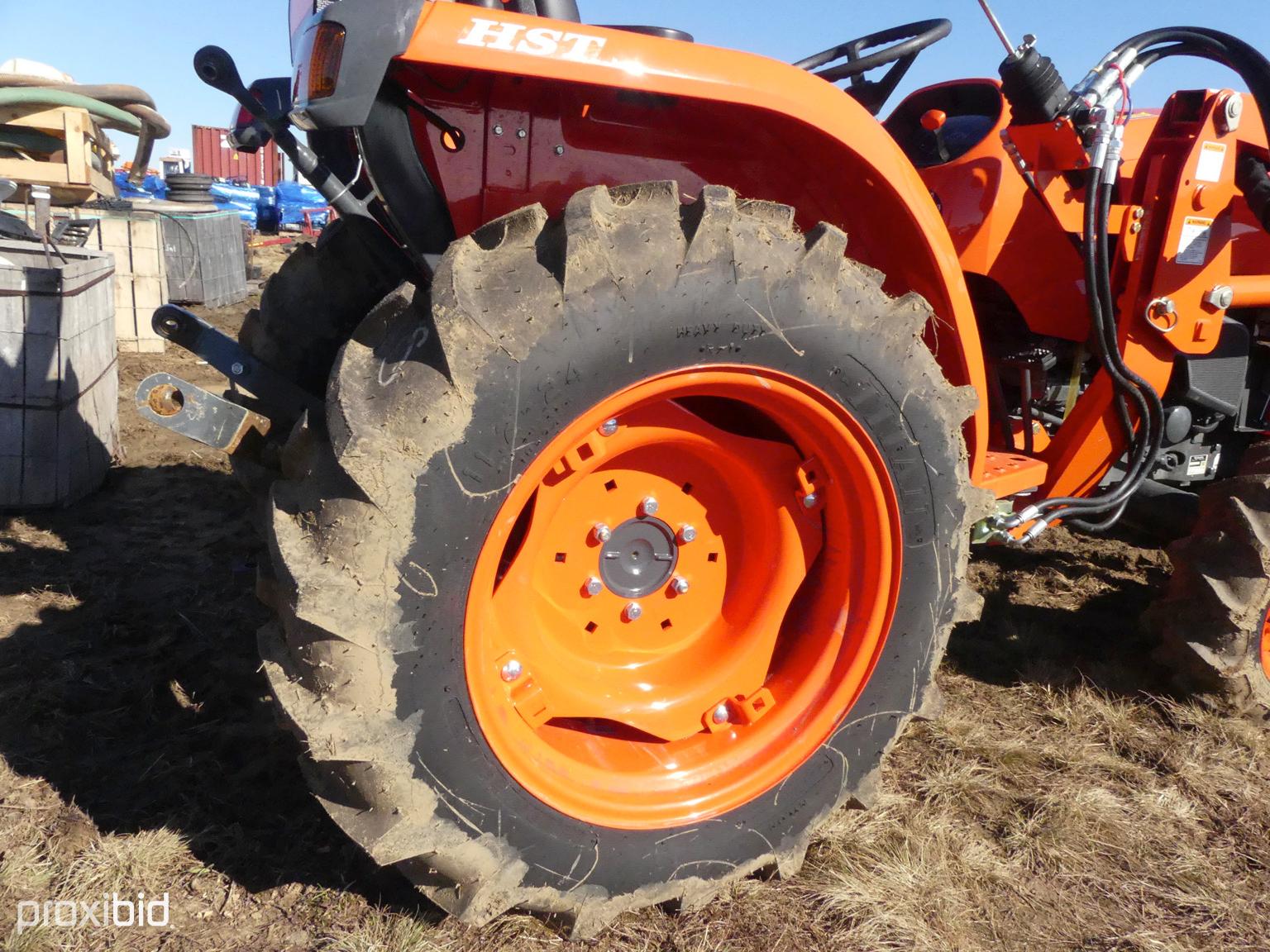 2021 Kubota L3301HST MFWD Tractor, s/n MJD86504: LA525 Loader w/ Bkt., Hyd