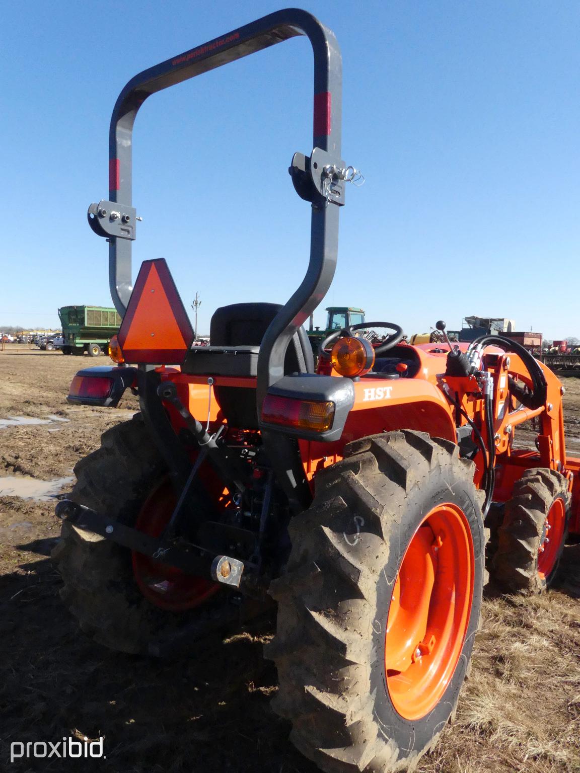 2021 Kubota L3301HST MFWD Tractor, s/n MJD86504: LA525 Loader w/ Bkt., Hyd