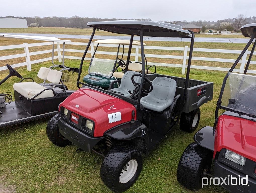 Toro Workman Utility Cart, s/n 312000144 (No Title - $50 MS Trauma Care Fee