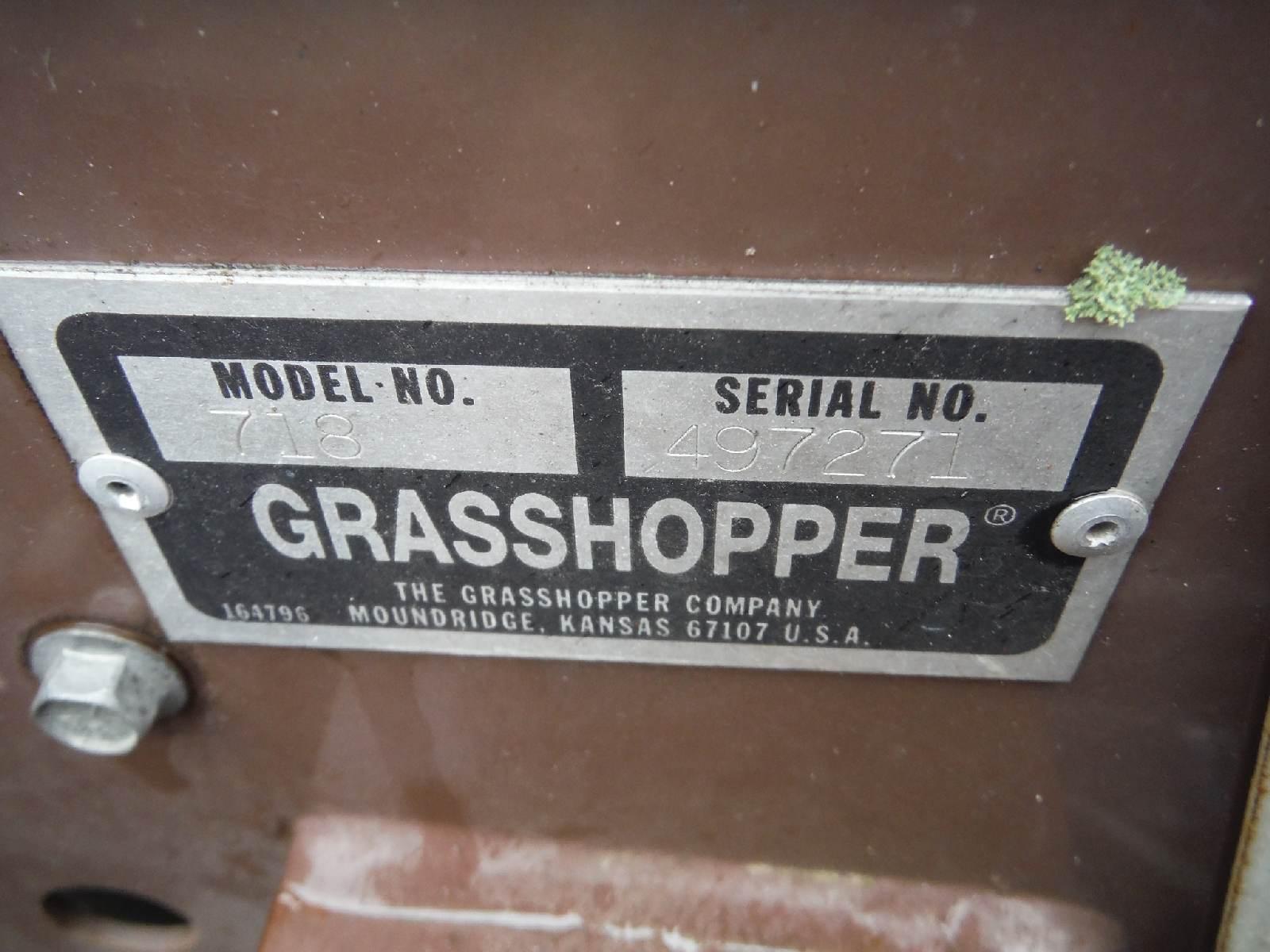 Grasshopper 718 Zero-turn Mower, s/n 497271