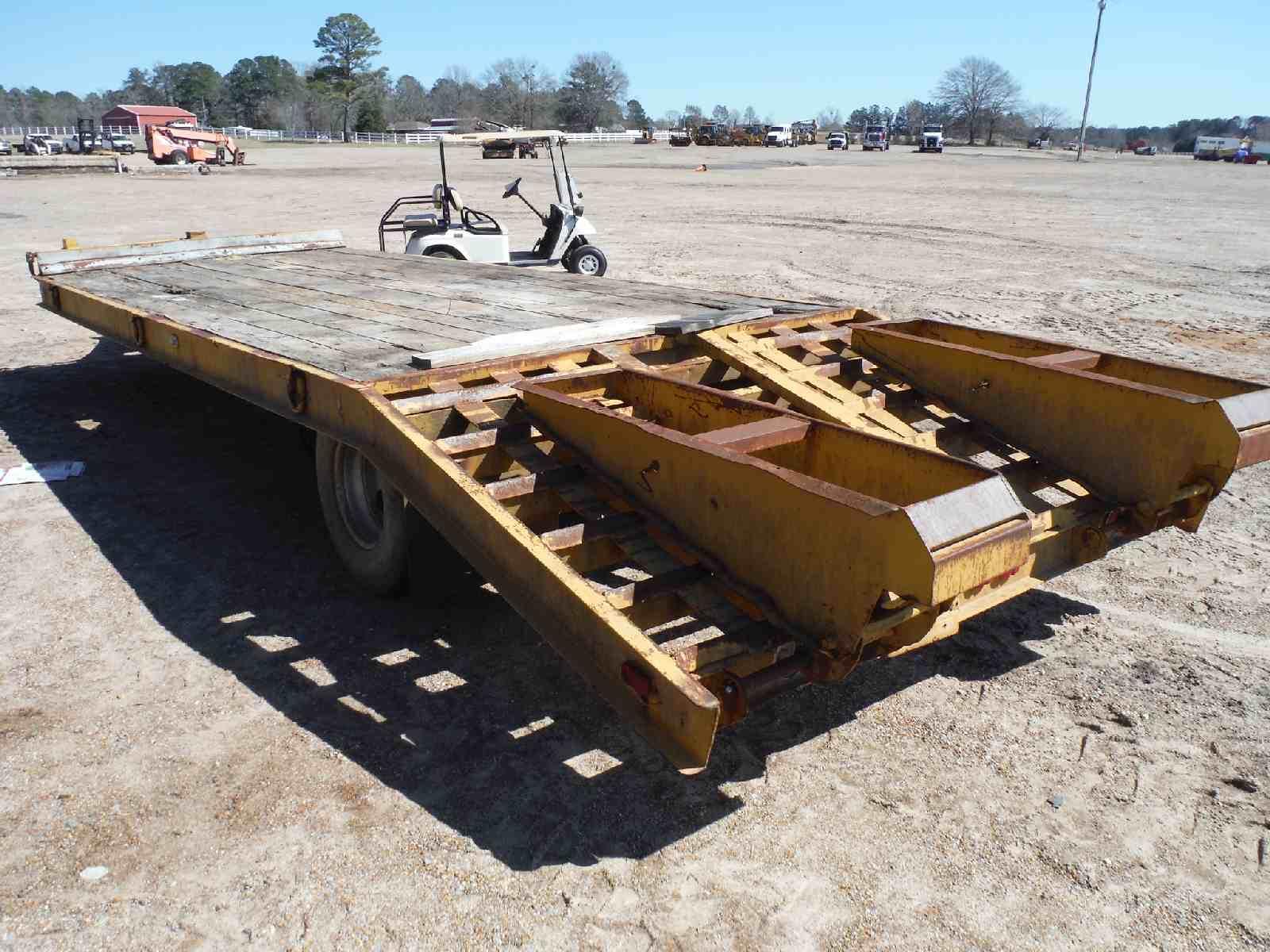 1985 Belshe 18' Tag Trailer, s/n 16JF01826F1016306: T/A, Pintle Hitch, 66"