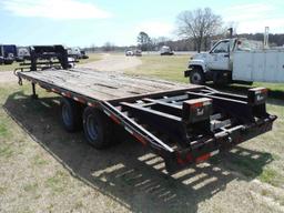 2004 Trailmaster Gooseneck Trailer, s/n 5BEBF25254C128771: 20' Deck, 5' Dov