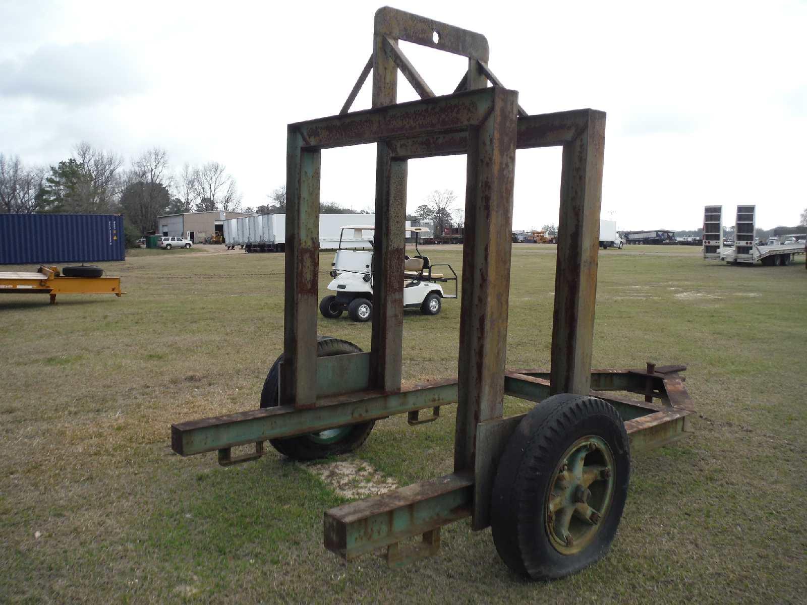 Shopbuilt Septic Tank Lowering Trailer (No Title - Bill of Sale Only)