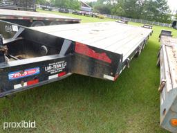 2019 Pitts Tag Trailer, s/n 5JYTA2524KPP10997: 3-axle, 25' Deck, 5' Dovetai