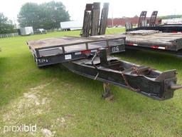 21' Tilt Trailer (No Title - Bill of Sale Only): T/A, Pintle Hitch