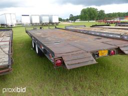 21' Tilt Trailer (No Title - Bill of Sale Only): T/A, Pintle Hitch