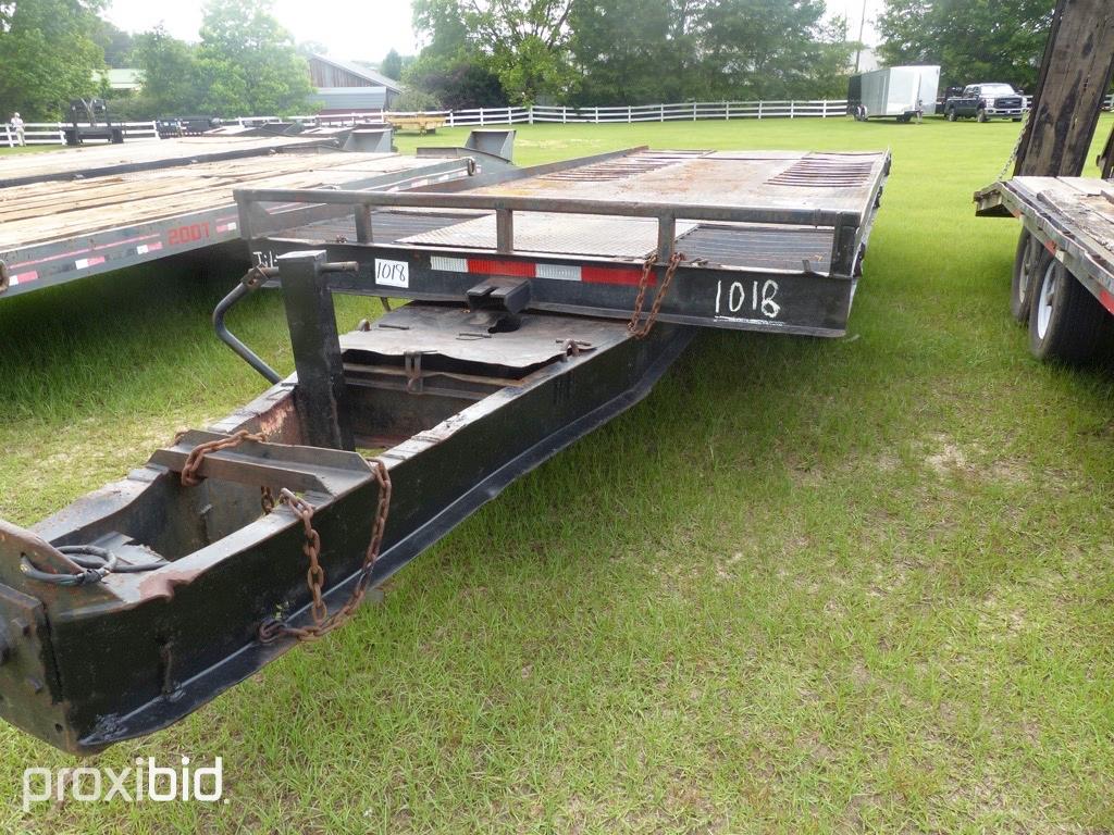 21' Tilt Trailer (No Title - Bill of Sale Only): T/A, Pintle Hitch