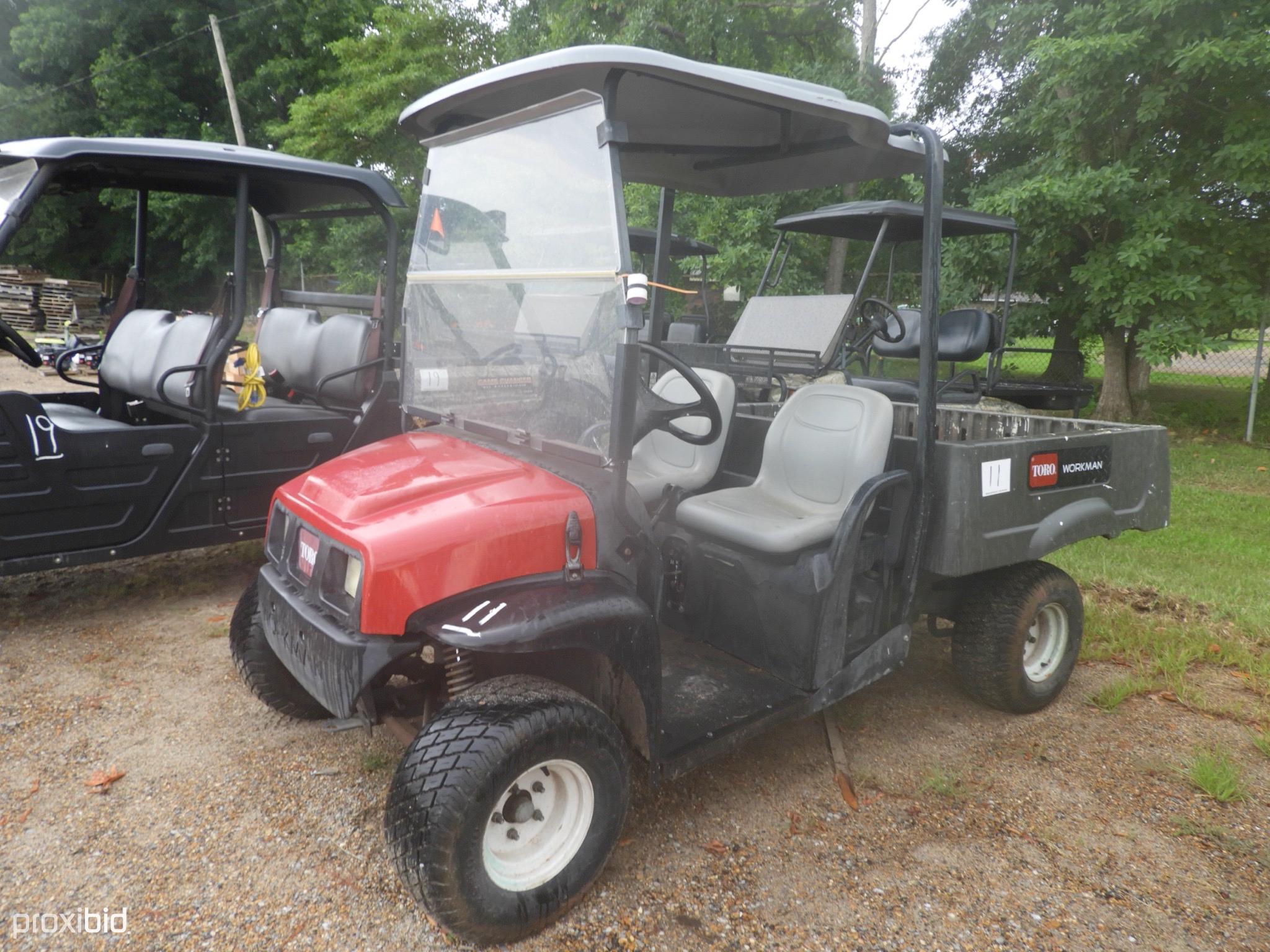 Toro Workman Utility Cart, s/n 312000160(No Title - $50 MS Trauma Care Fee