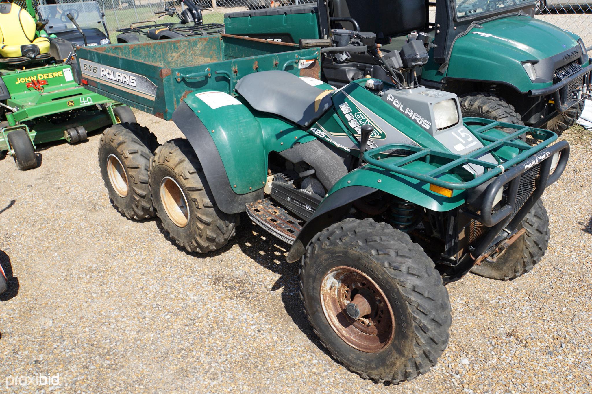 Polaris Magnum 6x6 Utility Vehicle, s/n 2957560 (No Title - $50 MS Trauma C