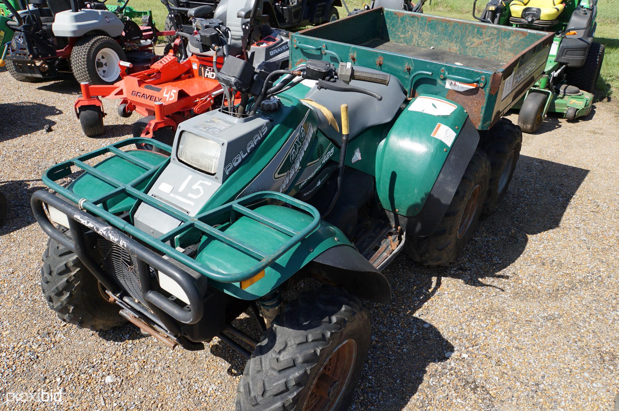 Polaris Magnum 6x6 Utility Vehicle, s/n 2957560 (No Title - $50 MS Trauma C