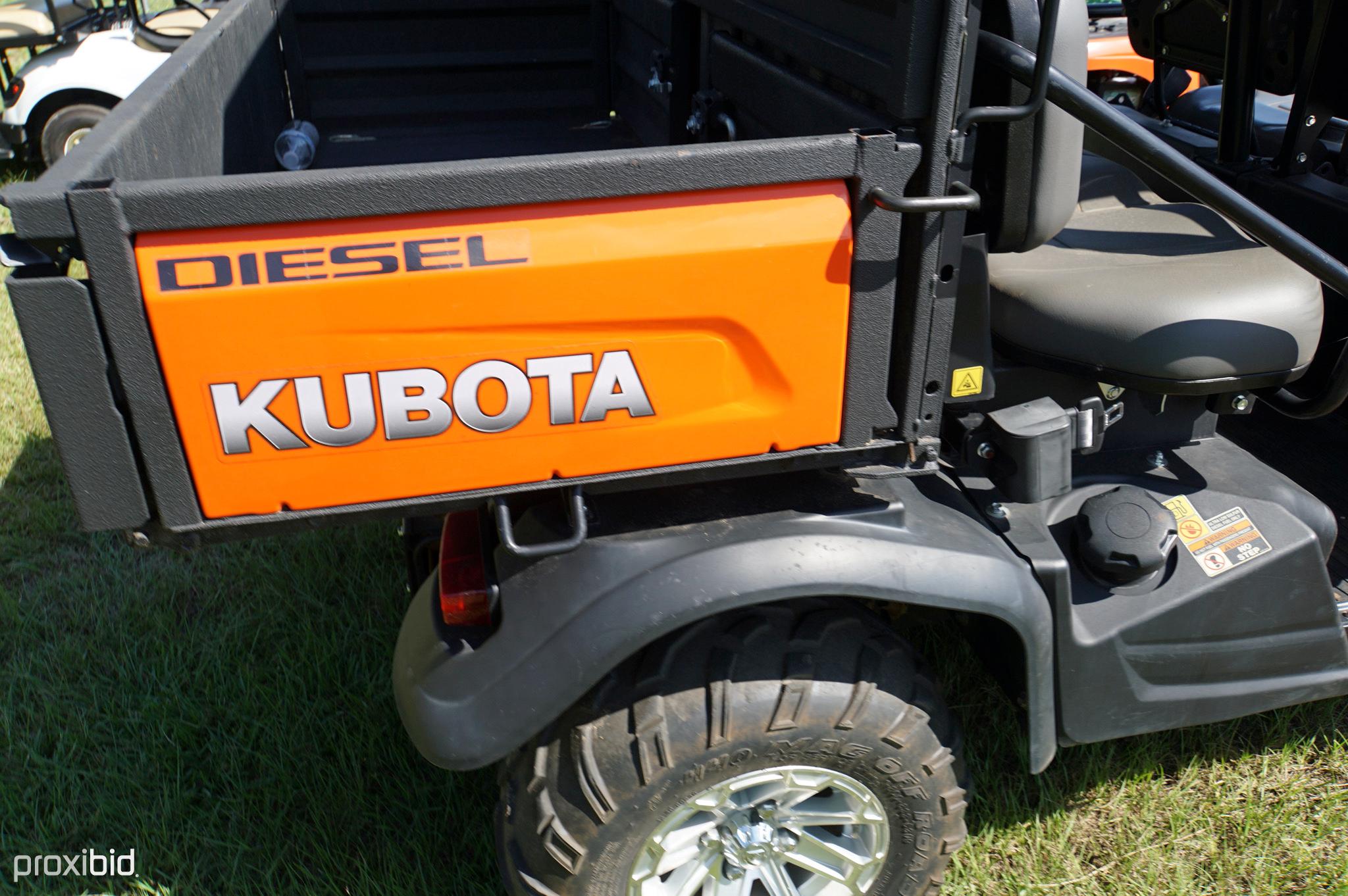 2019 Kubota RTVX-1140 4WD Utility Vehicle, s/n A5KD2GDBEKG032334 (No Title