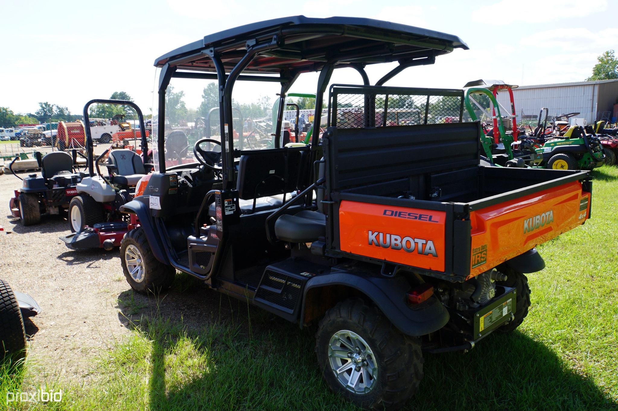 2019 Kubota RTVX-1140 4WD Utility Vehicle, s/n A5KD2GDBEKG032334 (No Title