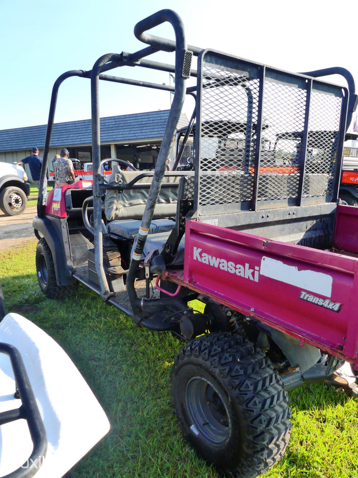 2007 Kawasaki Mule 3010 4WD Utility Vehicle, s/n JK1AFCJ14713515247 (No Tit