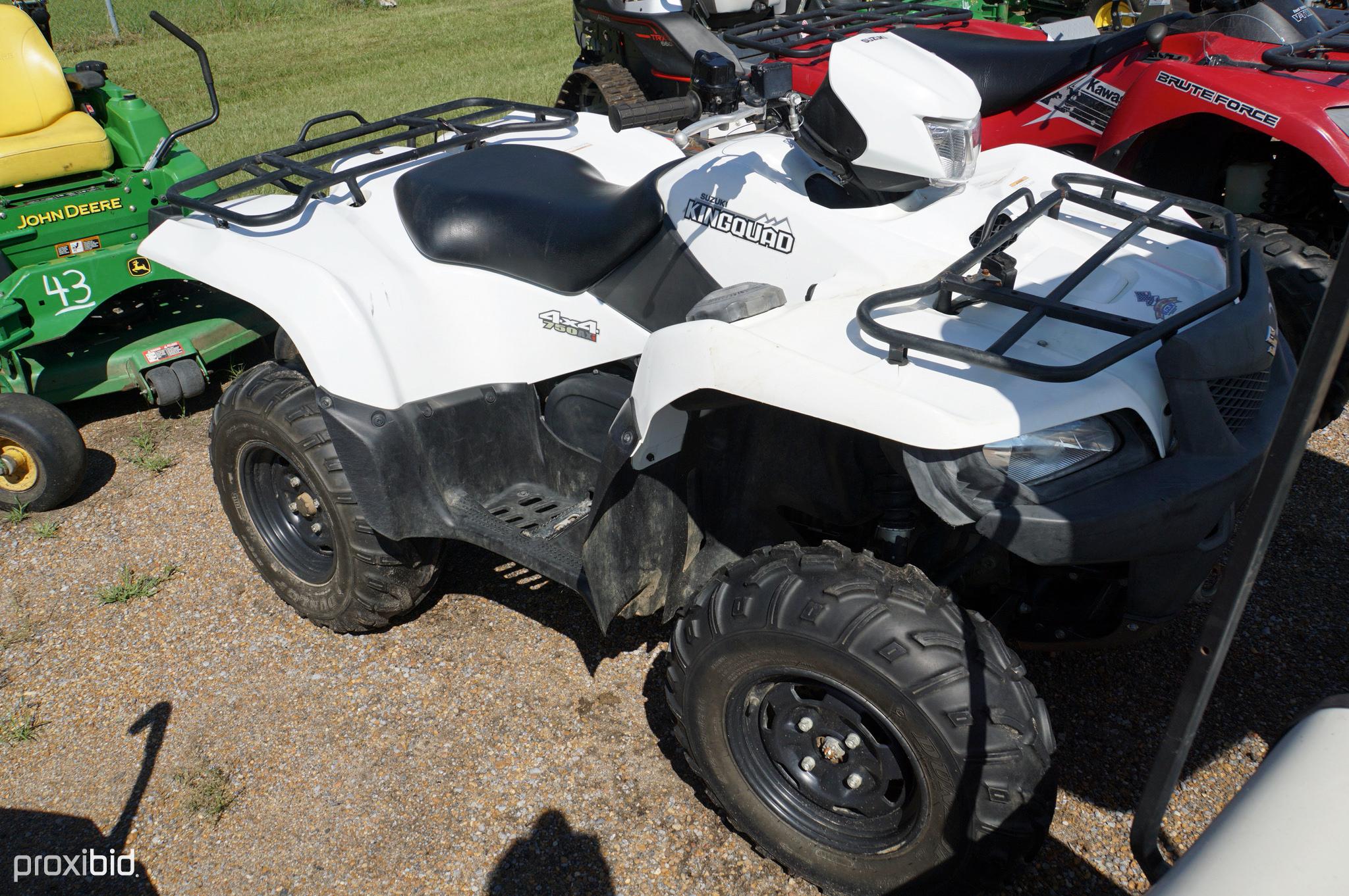 2011 Suzuki King Quad 750 ATV, s/n 5SAAR41A4B7103184 (No Title - $50 MS Tra