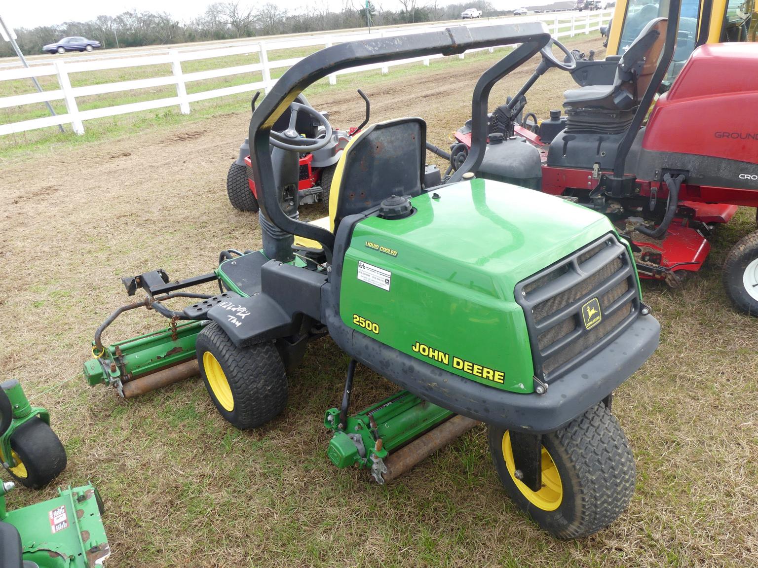 John Deere 2500 Reel Mower, s/n TC2500G015431