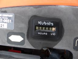 Kubota ZD221 Zero-turn Mower, s/n 10769: 54in., Diesel, Meter Shows 1200 hr