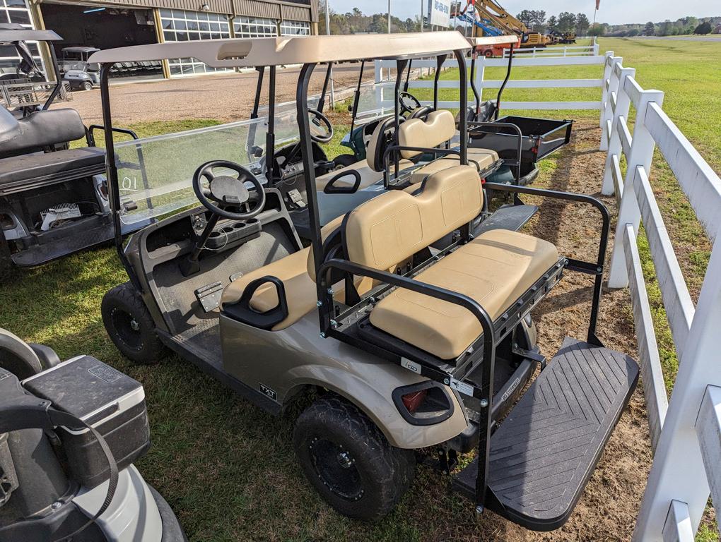 2019 EZGo TXT Gas Golf Cart, s/n 343271 (No Title): EFI, Back Seat, Lift Ki