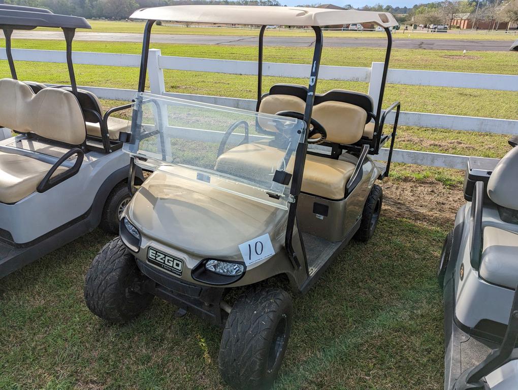 2019 EZGo TXT Gas Golf Cart, s/n 343271 (No Title): EFI, Back Seat, Lift Ki